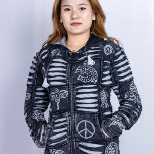Cotton Razor Patchwork Jacket