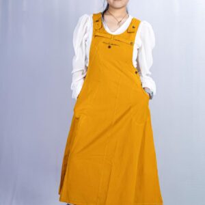 Fine Cotton Wash Overall Skirt